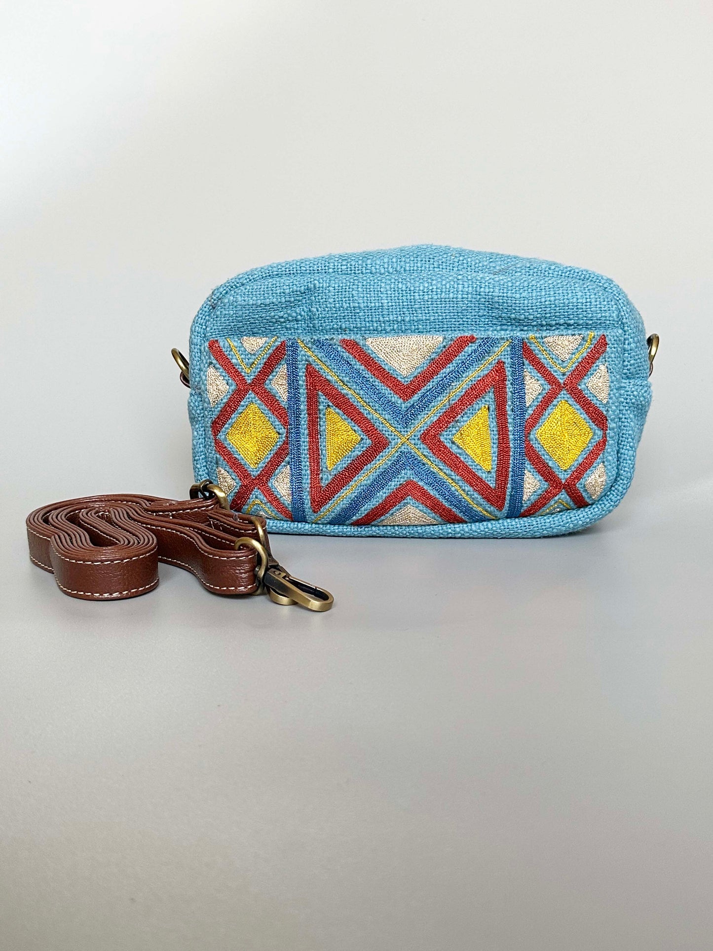 Powder Blue Colourful Symphony Everyday Sling