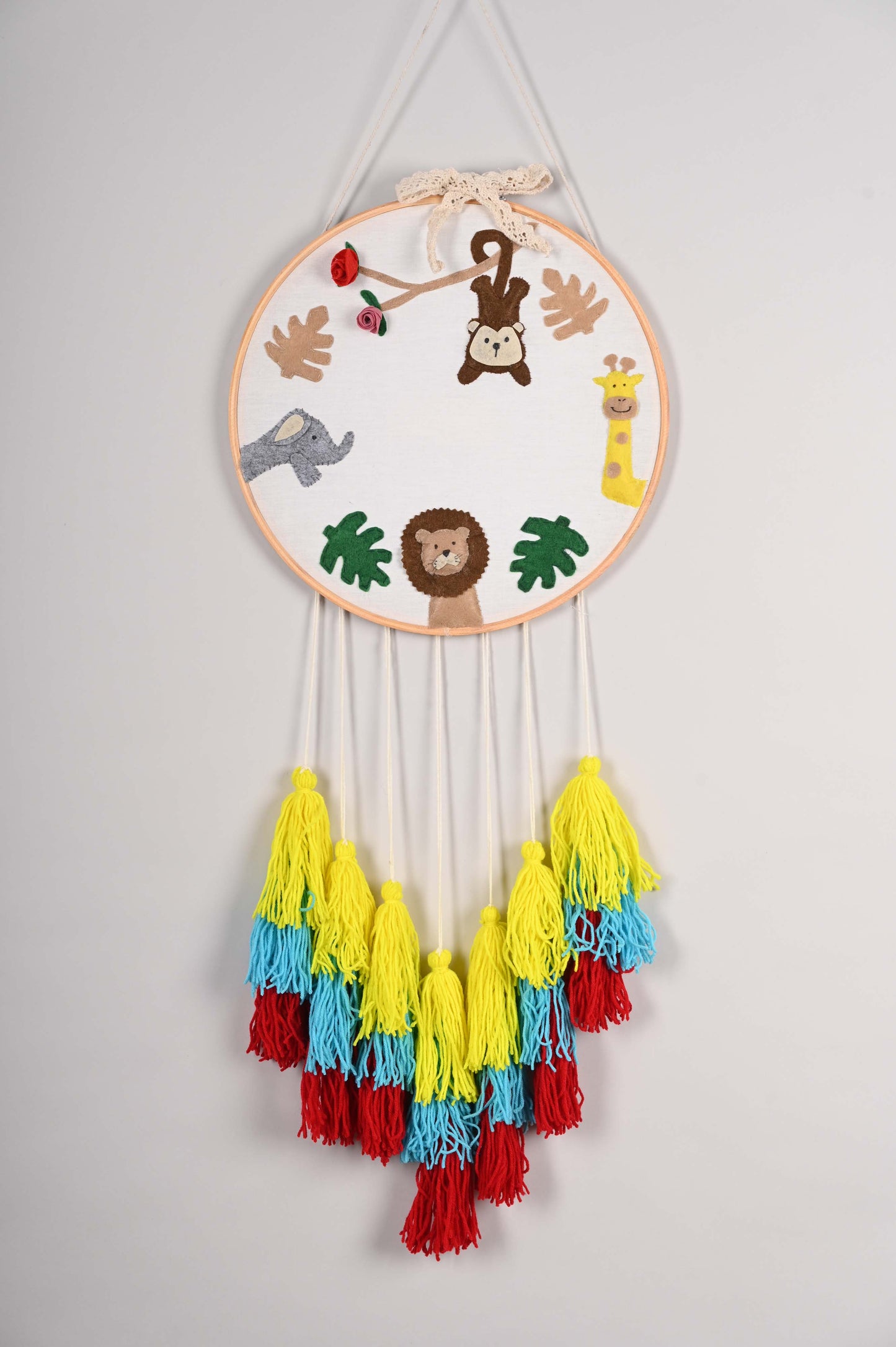 Animal Wall Art with Tassel