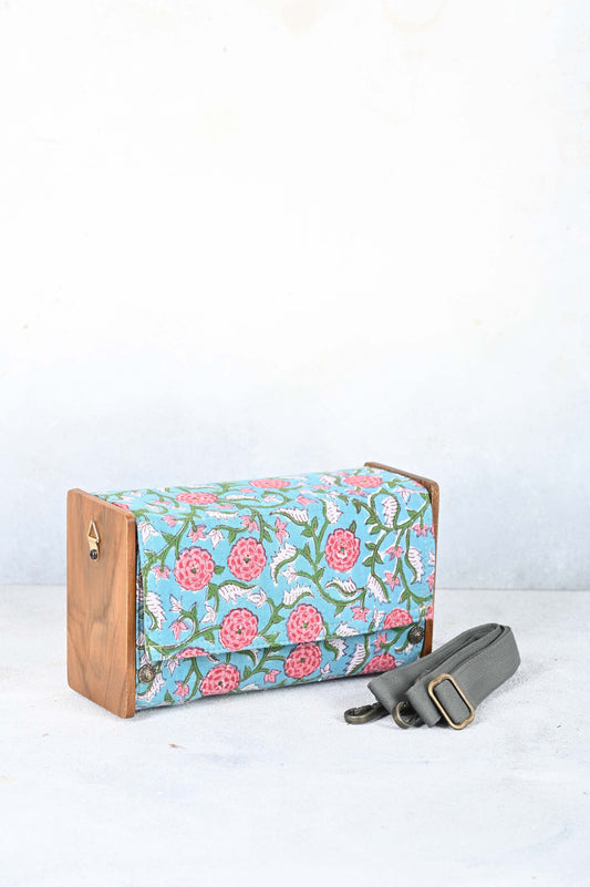 Songs of Blooming Spring Detachable Clutch Box Bag