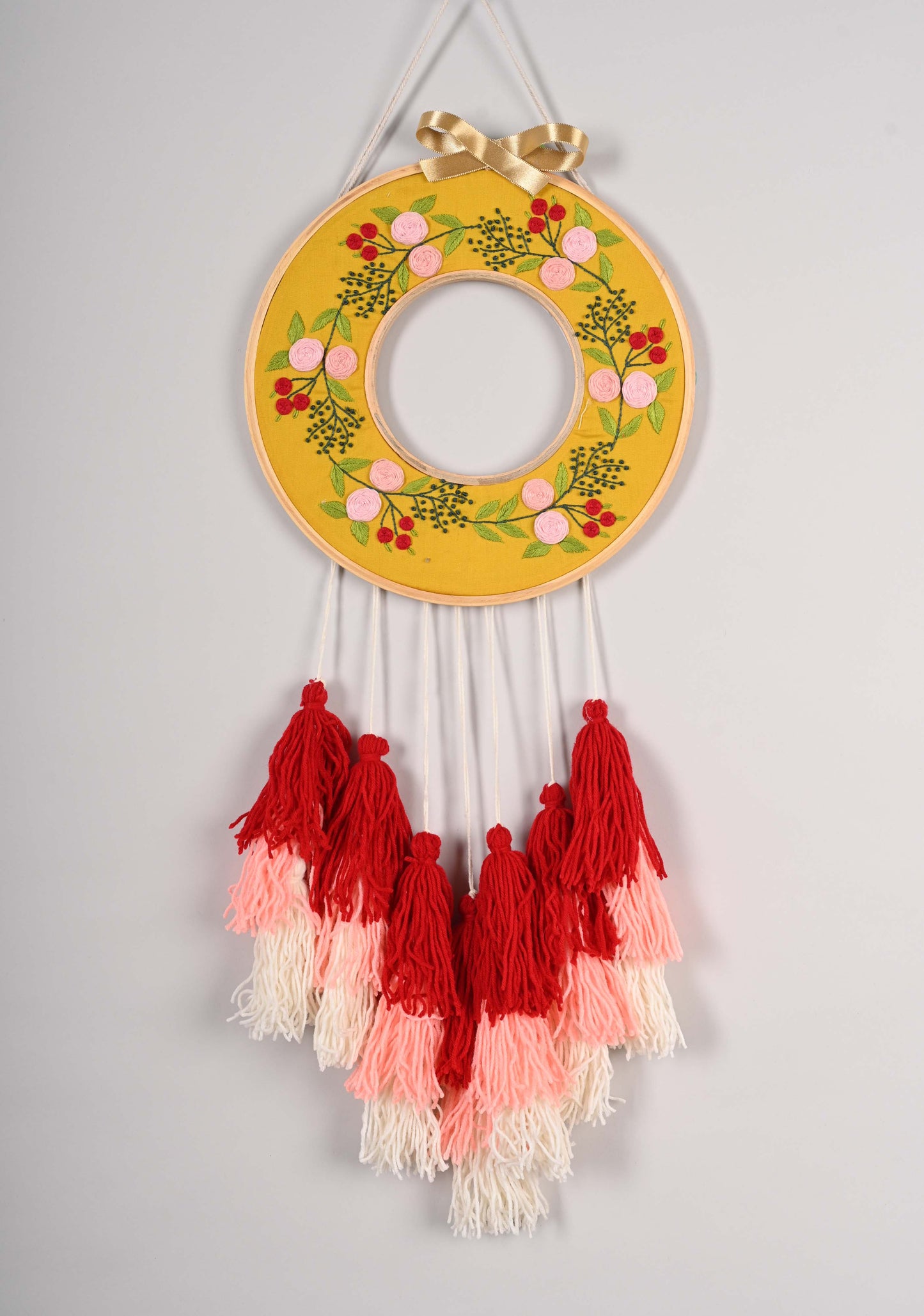 Yellow Special Photo Frame with Tassels