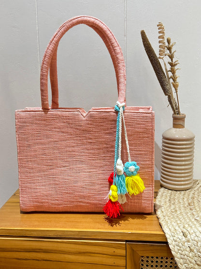 Coral Summer Tote