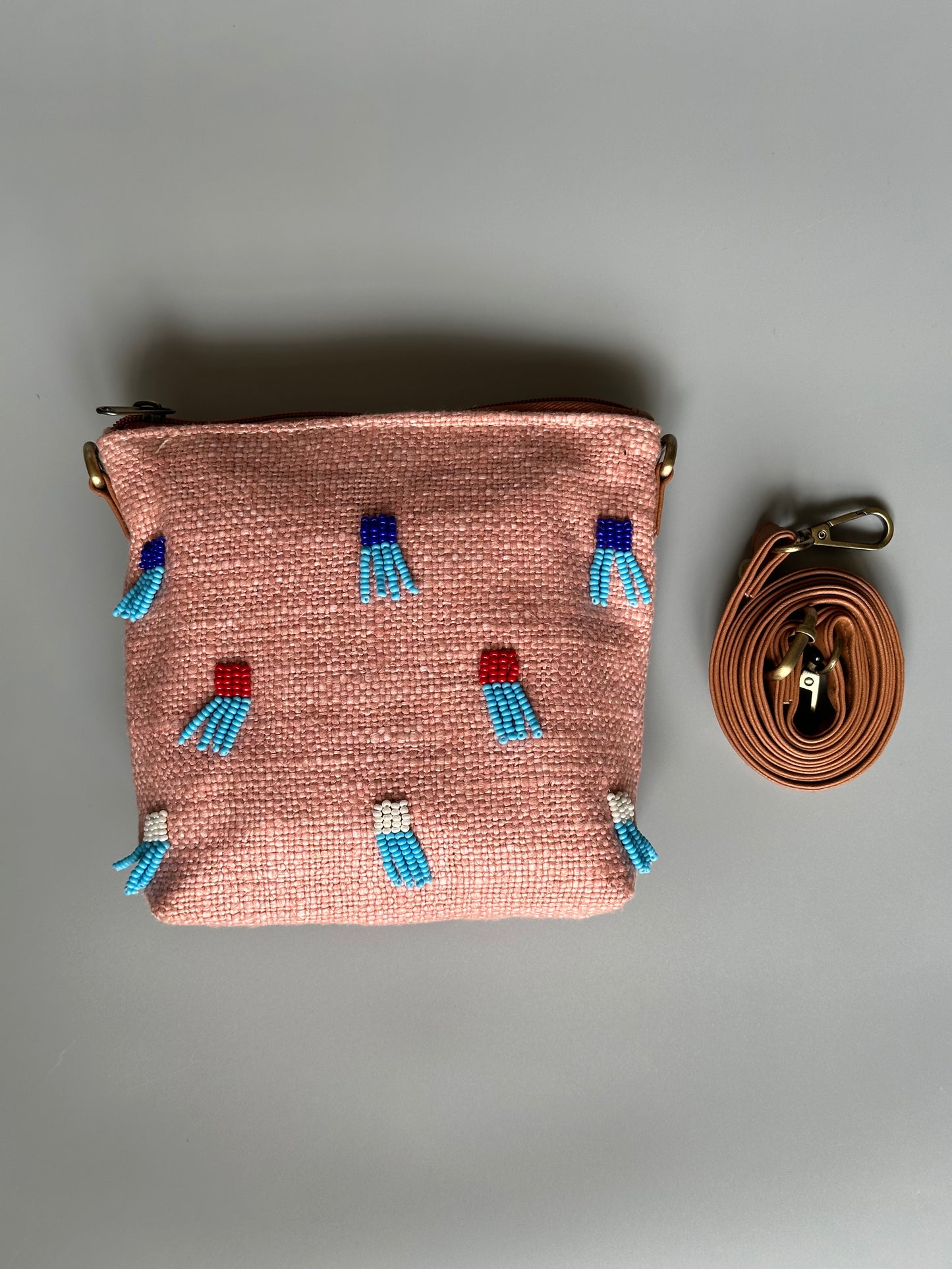 Pink Tassle Tamasha Pouch cum Sling