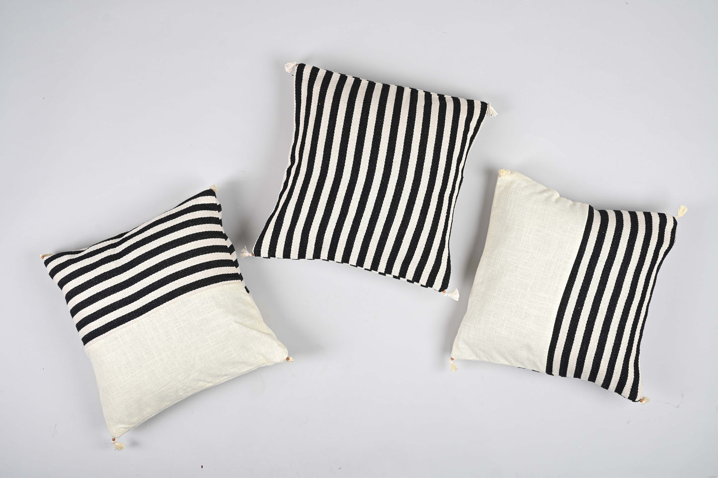 Black and White Linear Geometry Cushion Covers