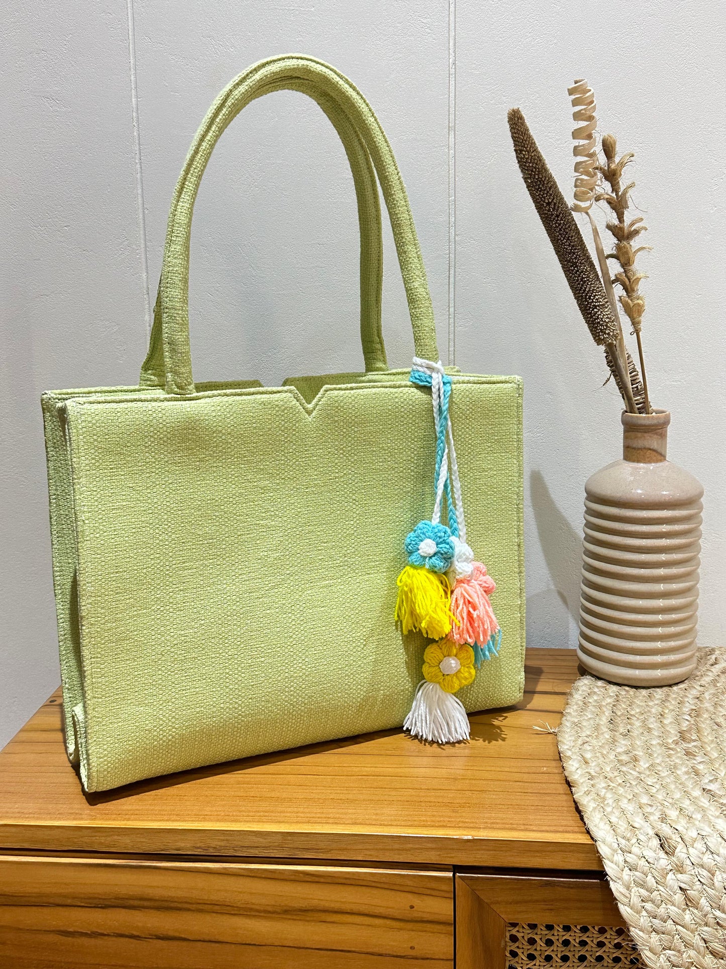 Minty Green Summer Tote