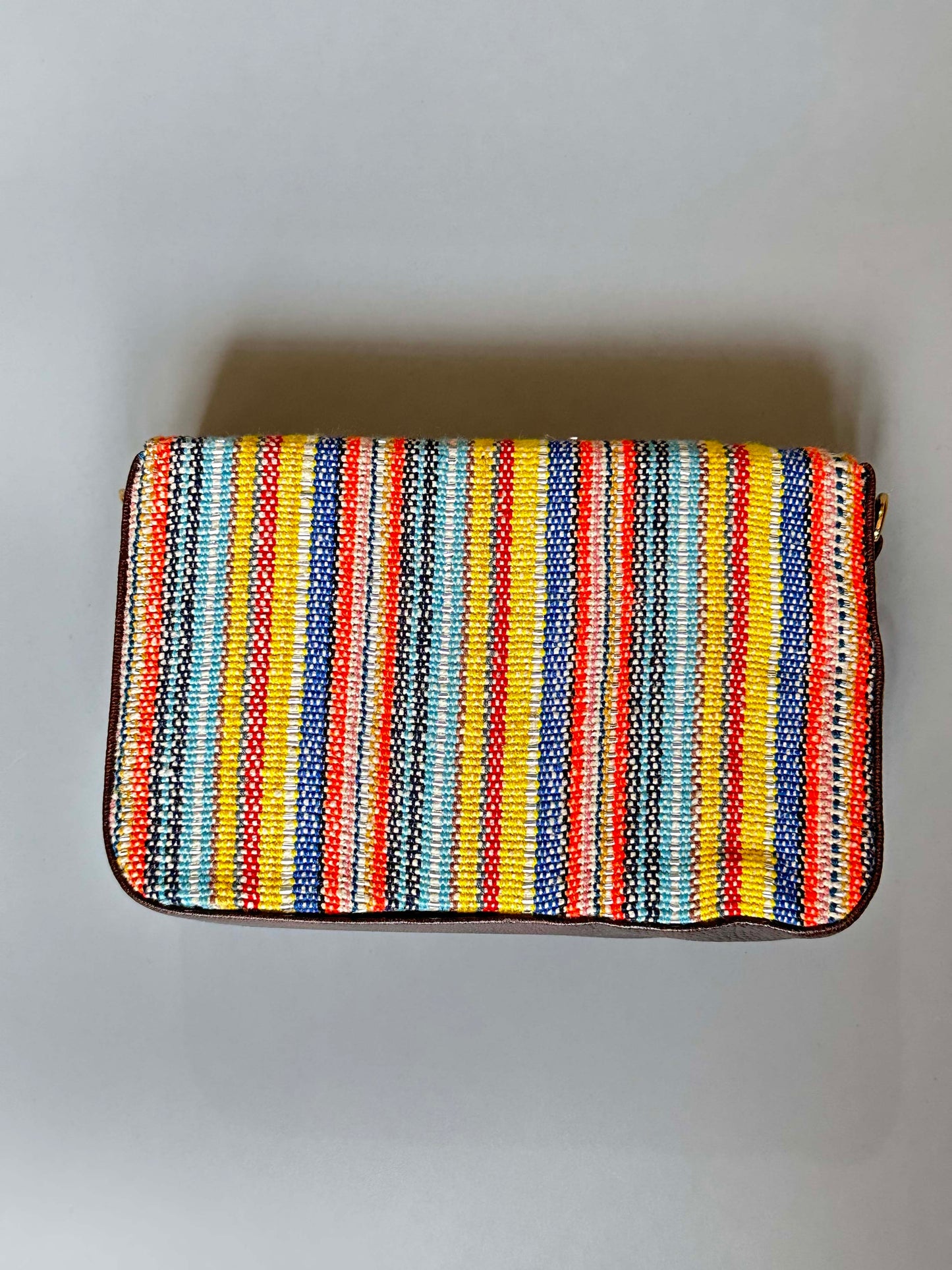 Shine and Stripe Mini Clutch