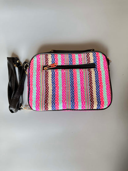 Colourful Chevron Messenger Bag