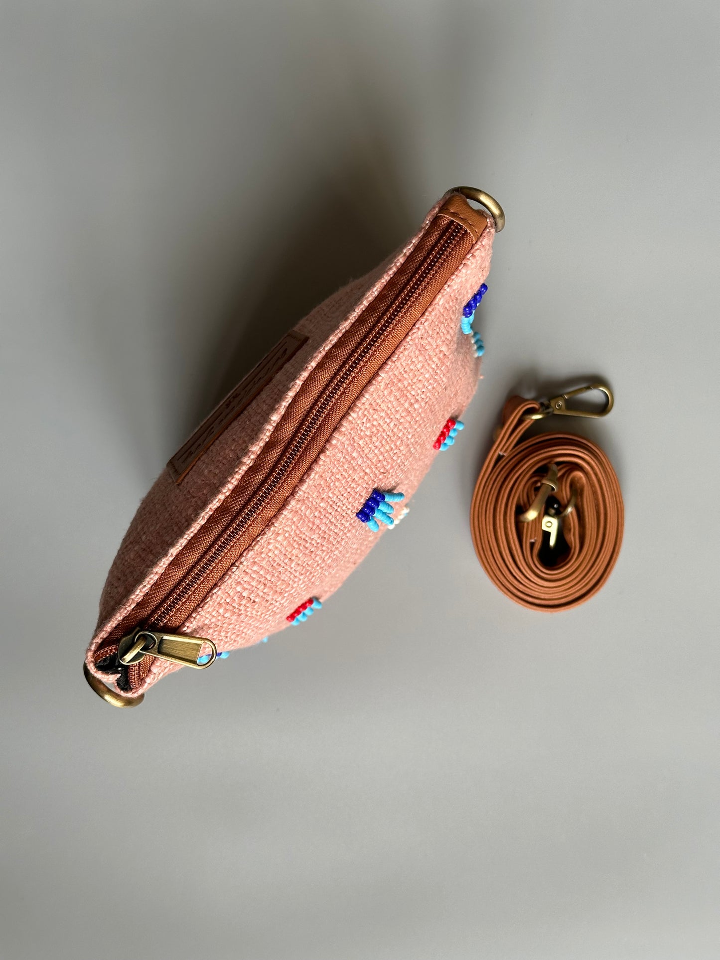 Pink Tassle Tamasha Pouch cum Sling