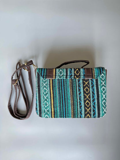 Bloomy Blue green Boxy Sling