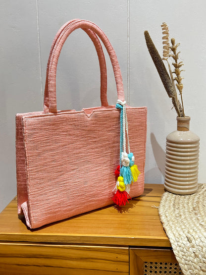 Coral Summer Tote