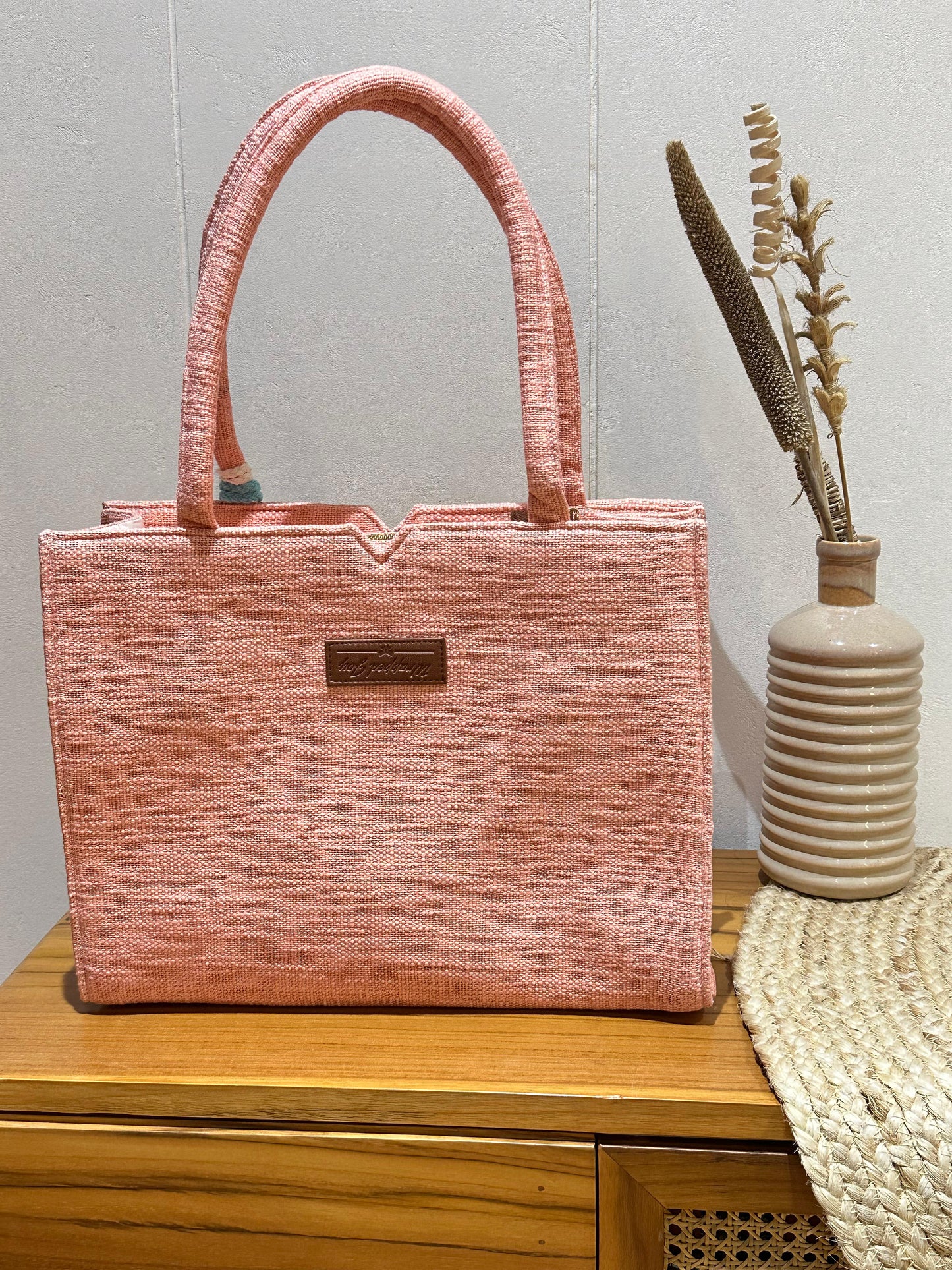 Coral Summer Tote