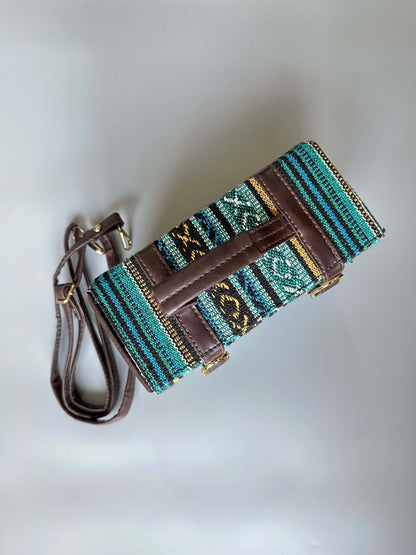 Bloomy Blue green Boxy Sling