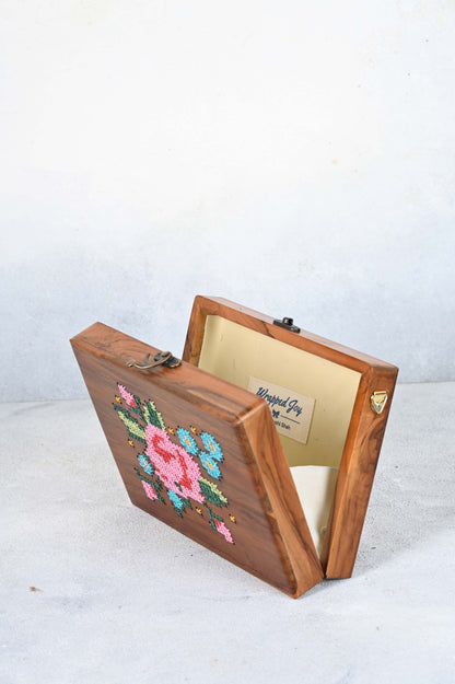 Ring A Ring O Roses Wooden Box Bag