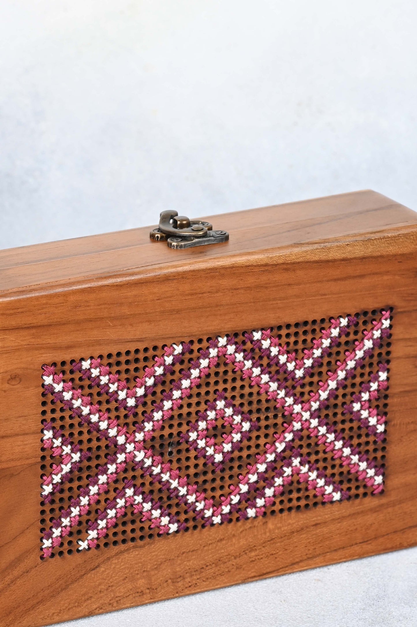 Blissful Balance Wooden Box Bag