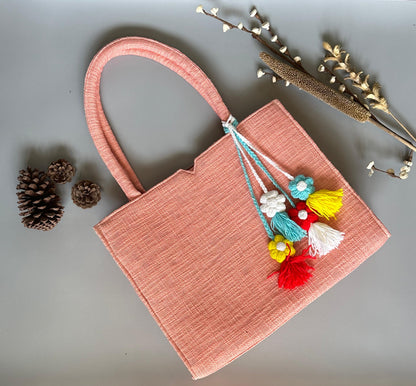 Coral Summer Tote